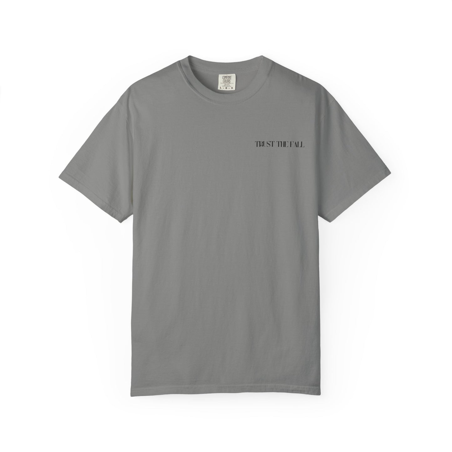 playera/t-shirt trust the fall gris claro