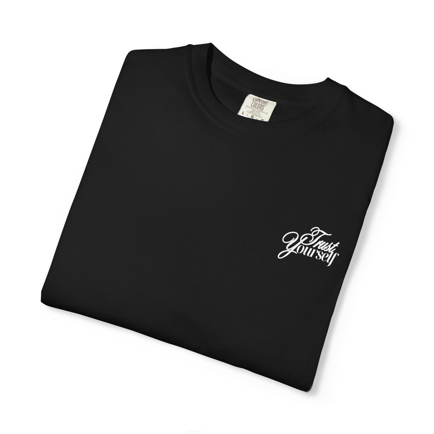playera/t-shirt trust yourself negra